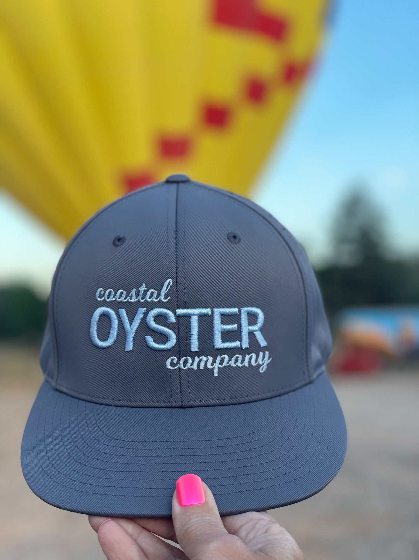 Coastal Oyster Company Slate/Blue Flex Fit Hat